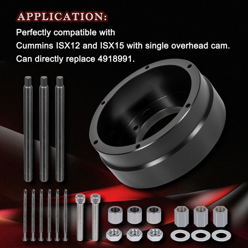 Danhonwin 4918991 Front Crankshaft Seal & Wear Sleeve Remover/Installer Tool Compatible with Cummins ISX12 and ISX15 - Image 2